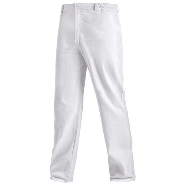 2704202669ef278925796.jpeg 2704202669ef278925796 Elektro Dot Professional Muške HACCP pantalone, 100% pamuk, 200 g/m2, sa rajsferšlusom i džordan uckurom, bele boje