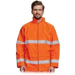 2704202669ef281f52749 Elektro Dot Professional Kišna jakna GORDON, PVC, refl.trake, HV narandžaste boje, EN 343, EN 20471