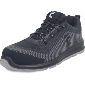 Plitke radne cipele BEEFORD O1 ESD, tekstil, PU/PU, bez metala, sivo-crne boje - Slika 1