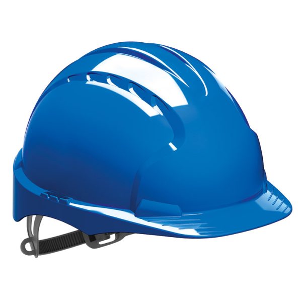 2704202669ef4d27e2228.jpeg 2704202669ef4d27e2228 Elektro Dot Professional Šlem JSP EVO 3, bez ventilacije, sa trakom, od HDPE, plave boje